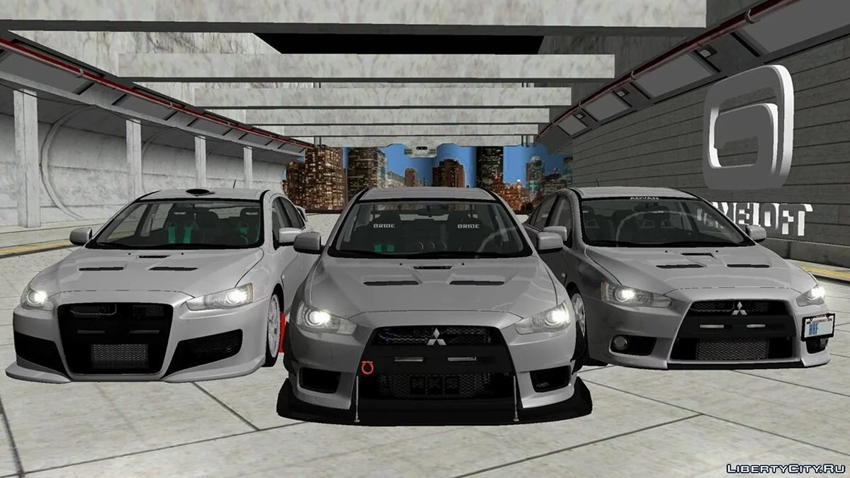 Mitsubishi Lancer Evolution X (Tunable) / GTA San Andreas (iOS, Android)