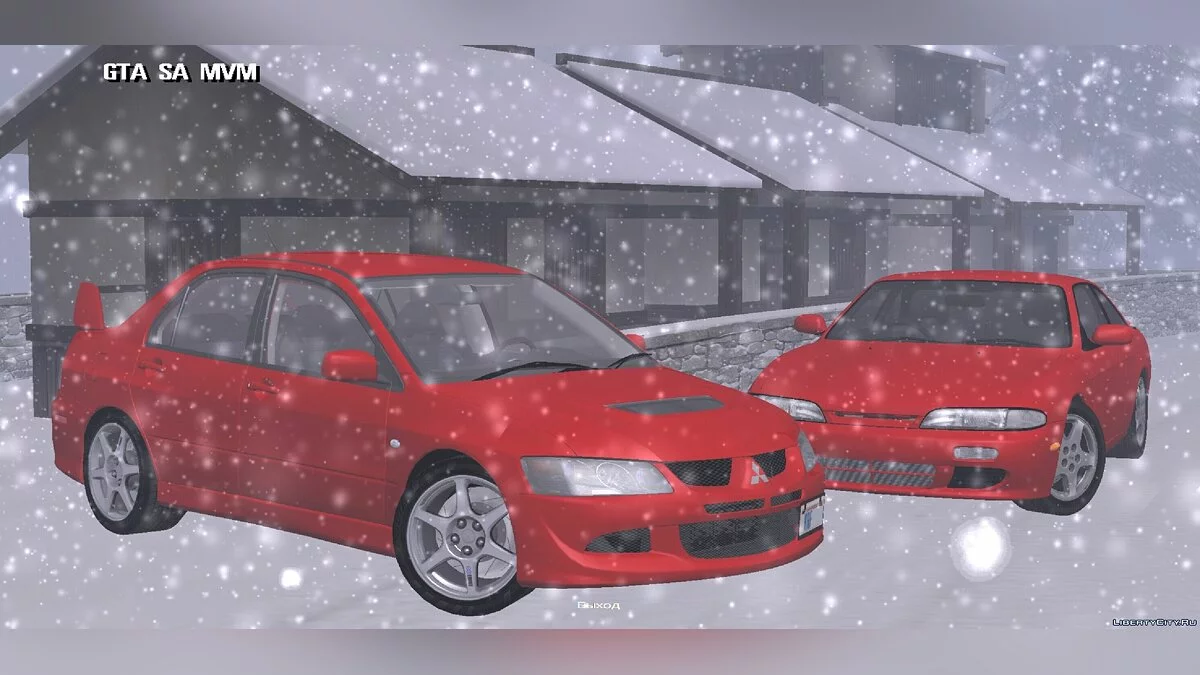 Mitsubishi Lancer + винилы / GTA San Andreas (iOS, Android)