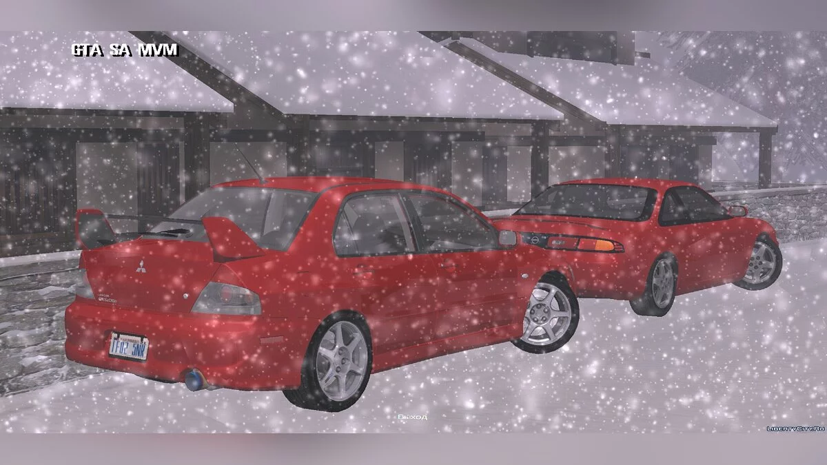 Mitsubishi Lancer + винилы / GTA San Andreas (iOS, Android)