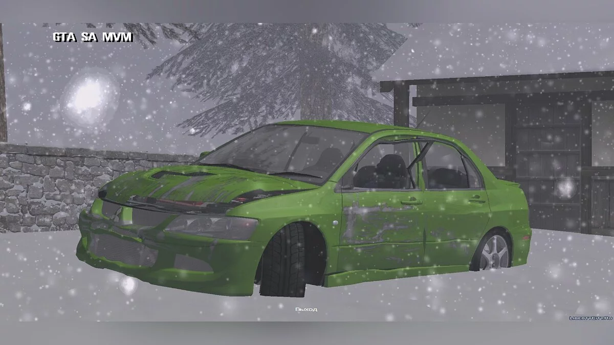 Mitsubishi Lancer + винилы / GTA San Andreas (iOS, Android)