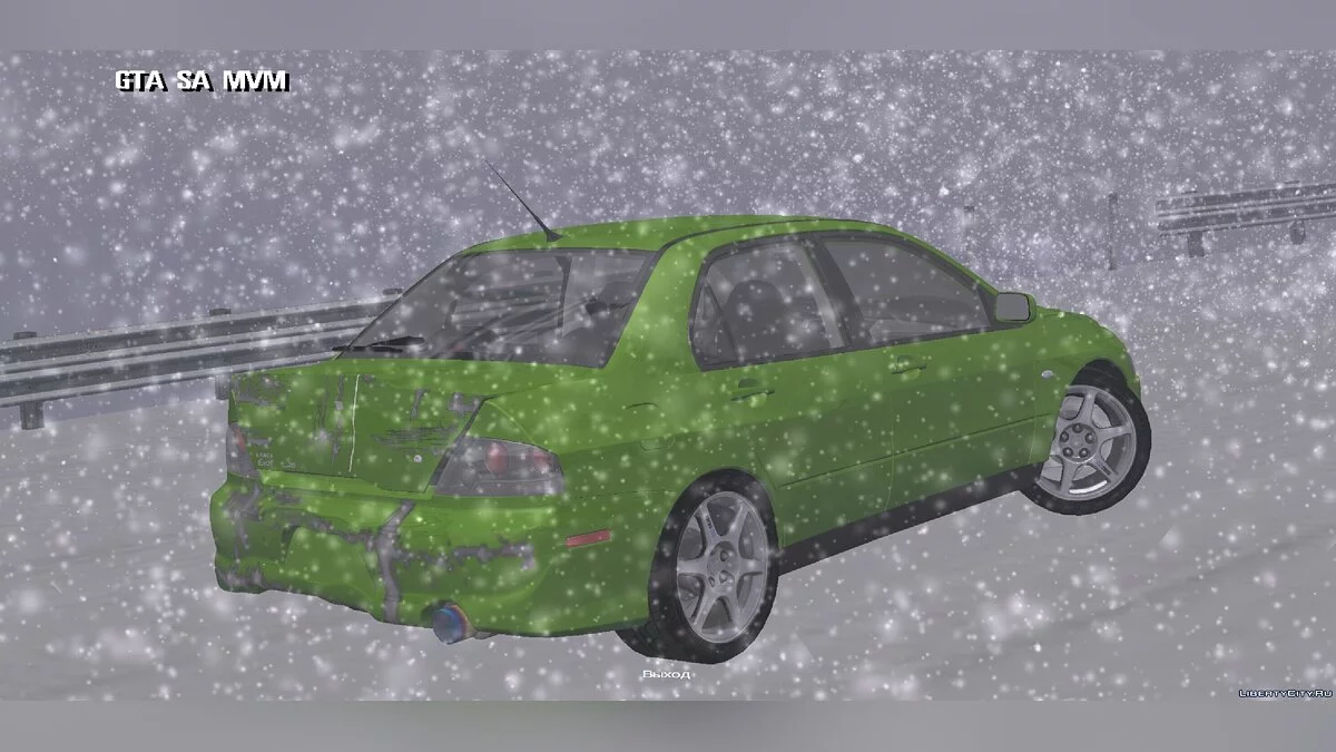 Mitsubishi Lancer + винилы / GTA San Andreas (iOS, Android)
