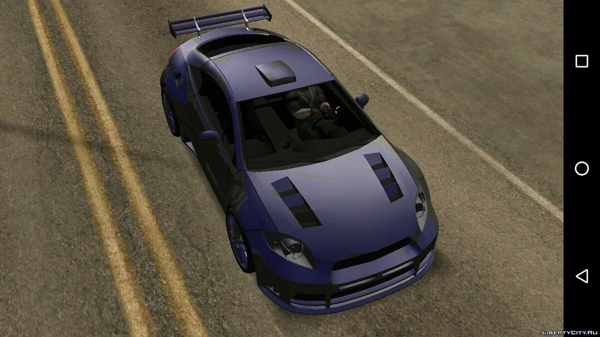 Mitsubishi Eclipse 4 2006 года Most Wanted Edition (только DFF) / GTA San Andreas (iOS, Android)