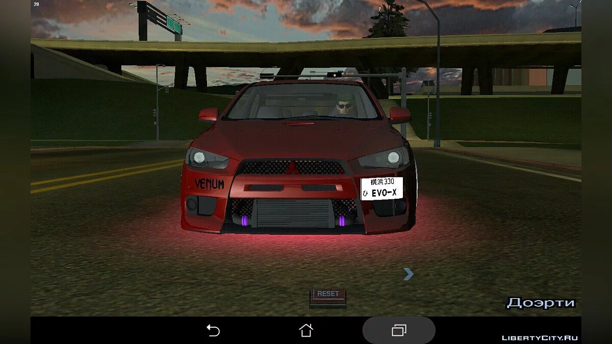Mitsubishi Evo X (только DFF) / GTA San Andreas (iOS, Android)