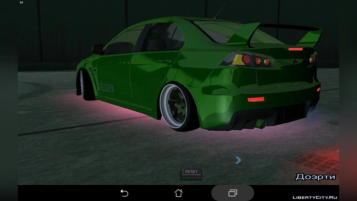 Mitsubishi Evo X (только DFF) / GTA San Andreas (iOS, Android)