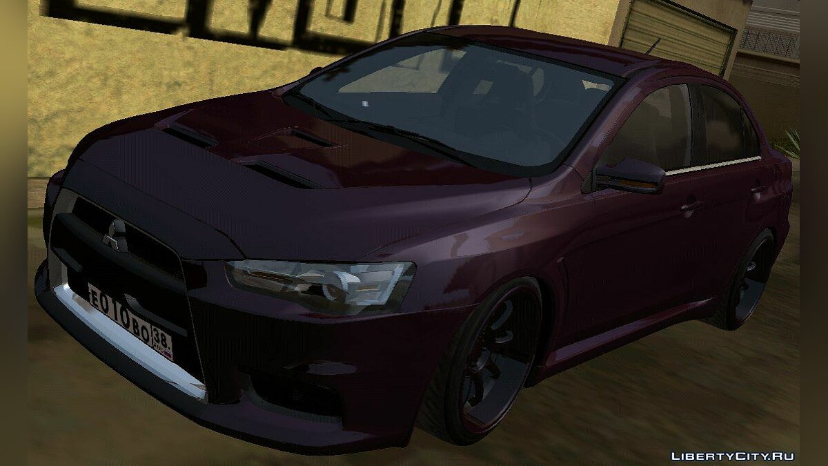 Скачать Mitsubishi Lancer Evo 10 (только DFF) для GTA San Andreas (iOS,  Android)