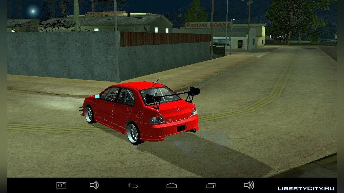 Mitsubishi Lancer Evolution 8 (только DFF) / GTA San Andreas (iOS, Android)