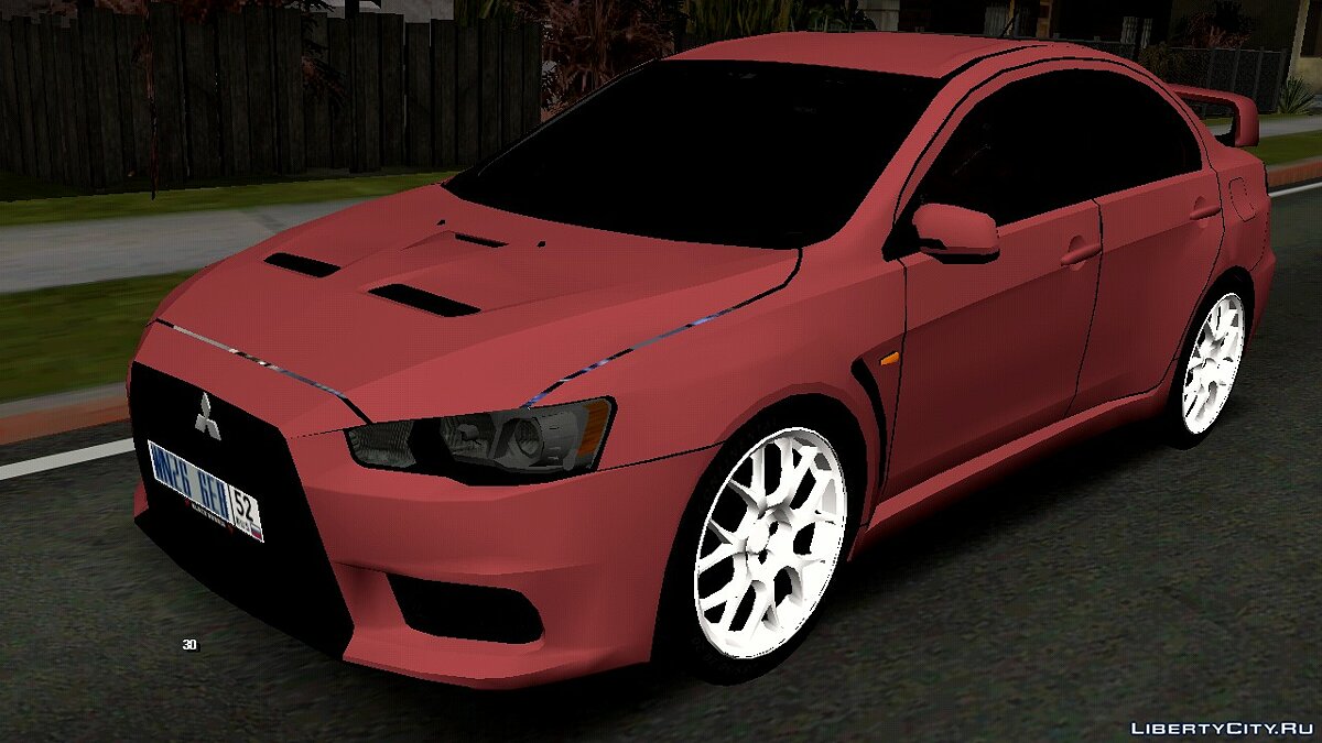 Скачать Mitsubishi Lancer Evo X для GTA San Andreas (iOS, Android)