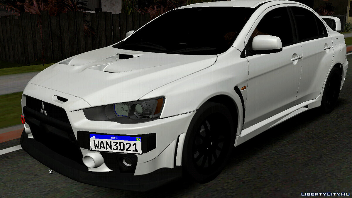 Скачать Mitsubishi Lancer Evo X (только DFF) для GTA San Andreas (iOS,  Android)