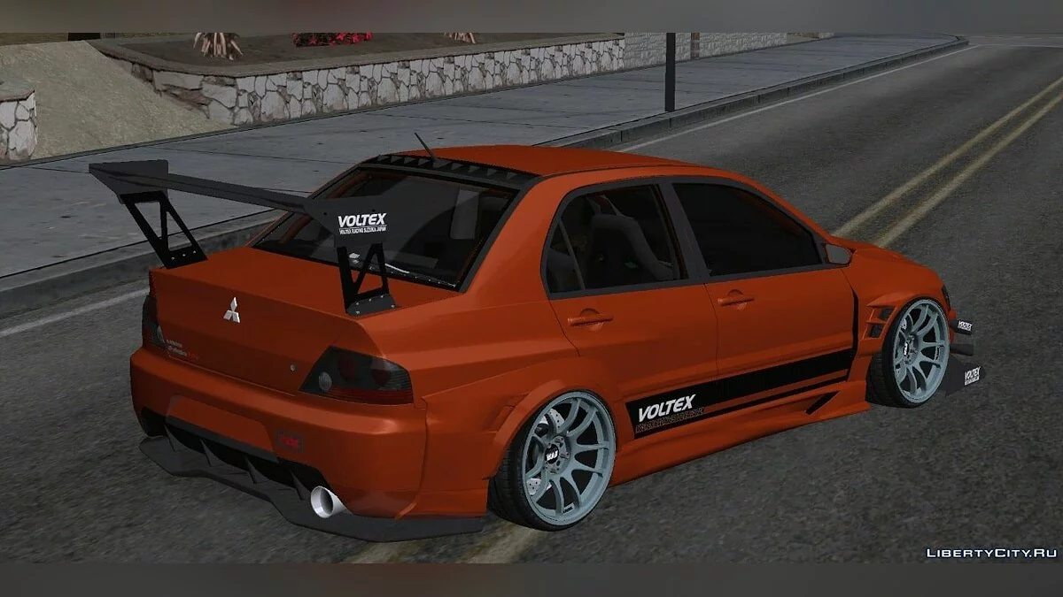 Mitsubishi Lancer Evolution IX Voltex Edition / GTA San Andreas (iOS, Android)