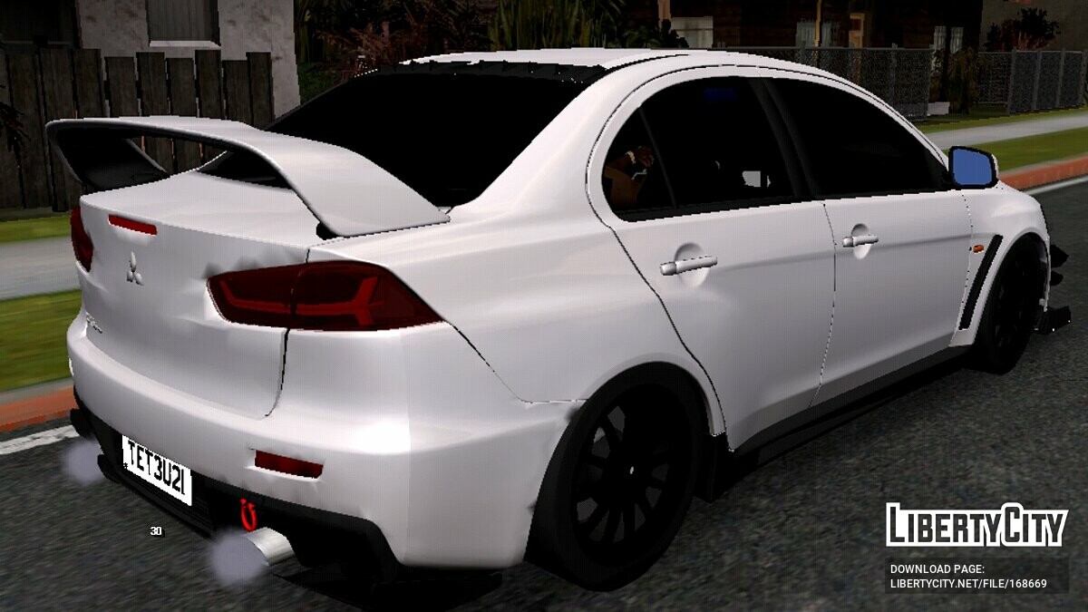 Скачать Mitsubishi Lancer Evo X (только DFF) для GTA San Andreas (iOS,  Android)