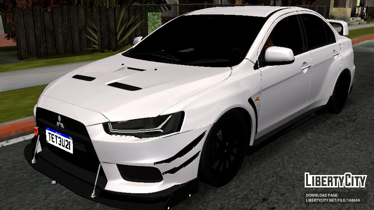 Скачать Mitsubishi Lancer Evo X (только DFF) для GTA San Andreas (iOS,  Android)