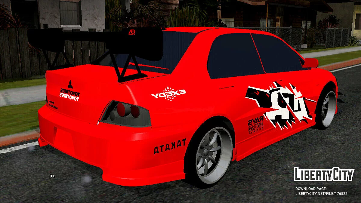 Mitsubishi Lancer EVO (только DFF) / GTA San Andreas (iOS, Android)