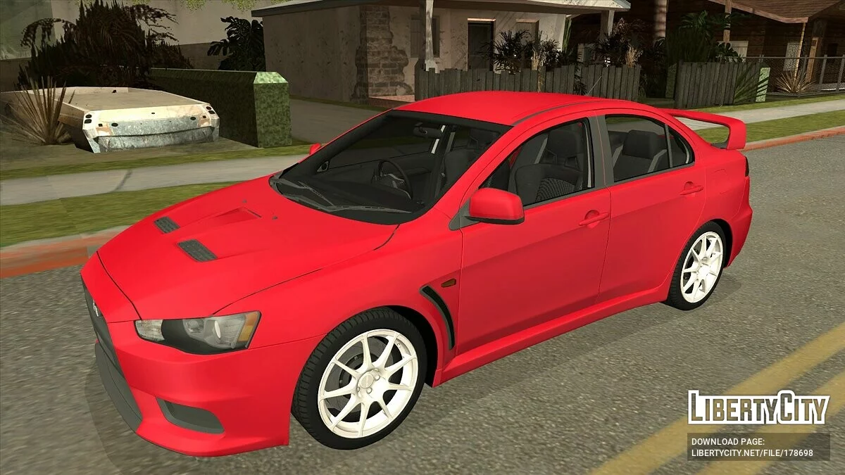 Mitsubishi Lancer Evolution X / GTA San Andreas (iOS, Android)