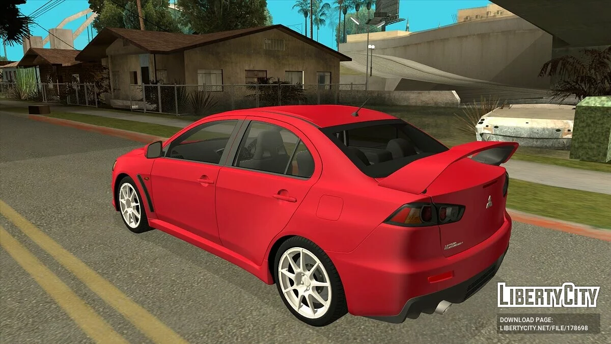 Mitsubishi Lancer Evolution X / GTA San Andreas (iOS, Android)