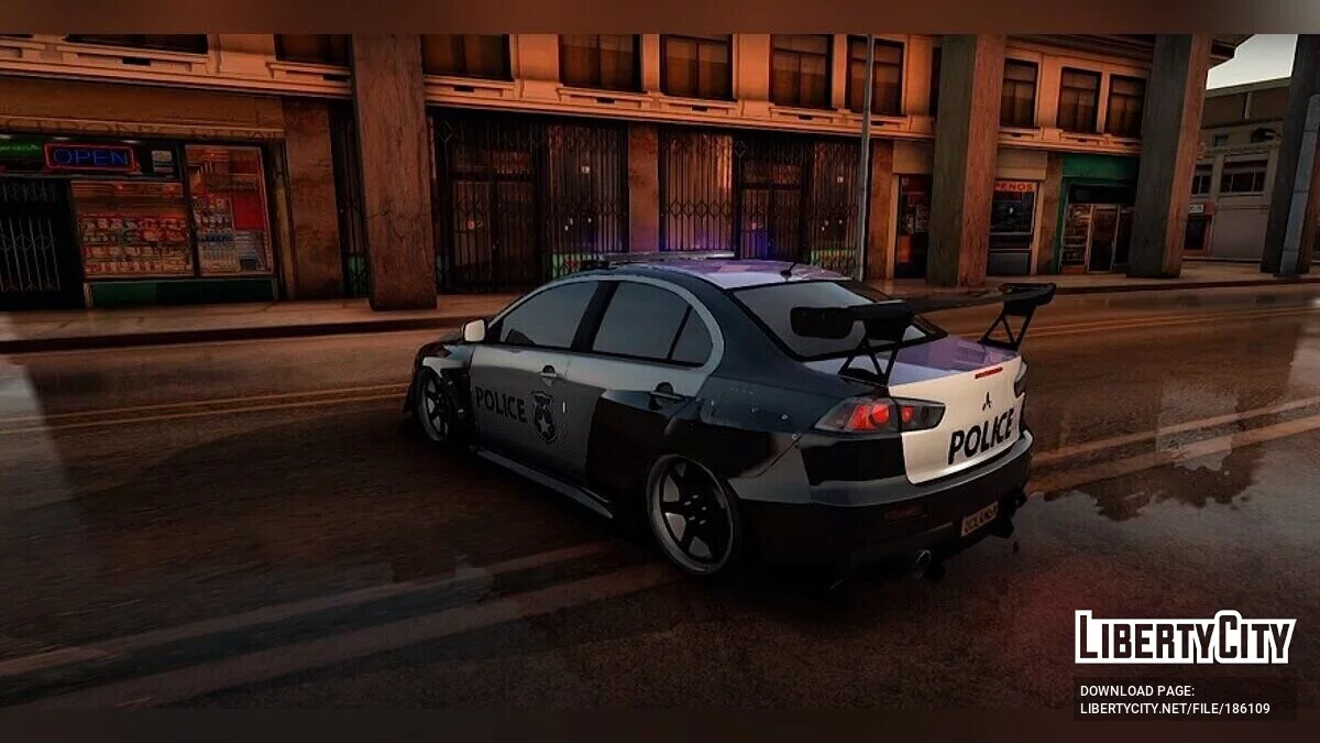 Mitsubishi Lancer Evo - Полиция (только DFF) / GTA San Andreas (iOS, Android)