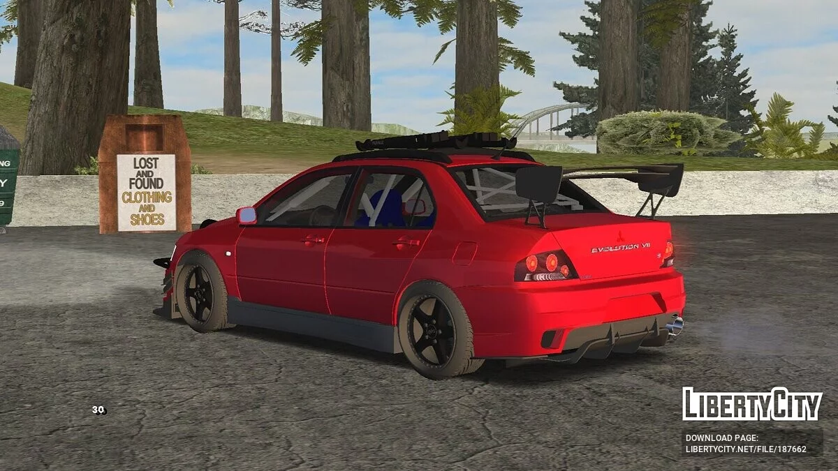 Mitsubishi Lancer Evolution VII "Rally Models" (только DFF) / GTA San Andreas (iOS, Android)