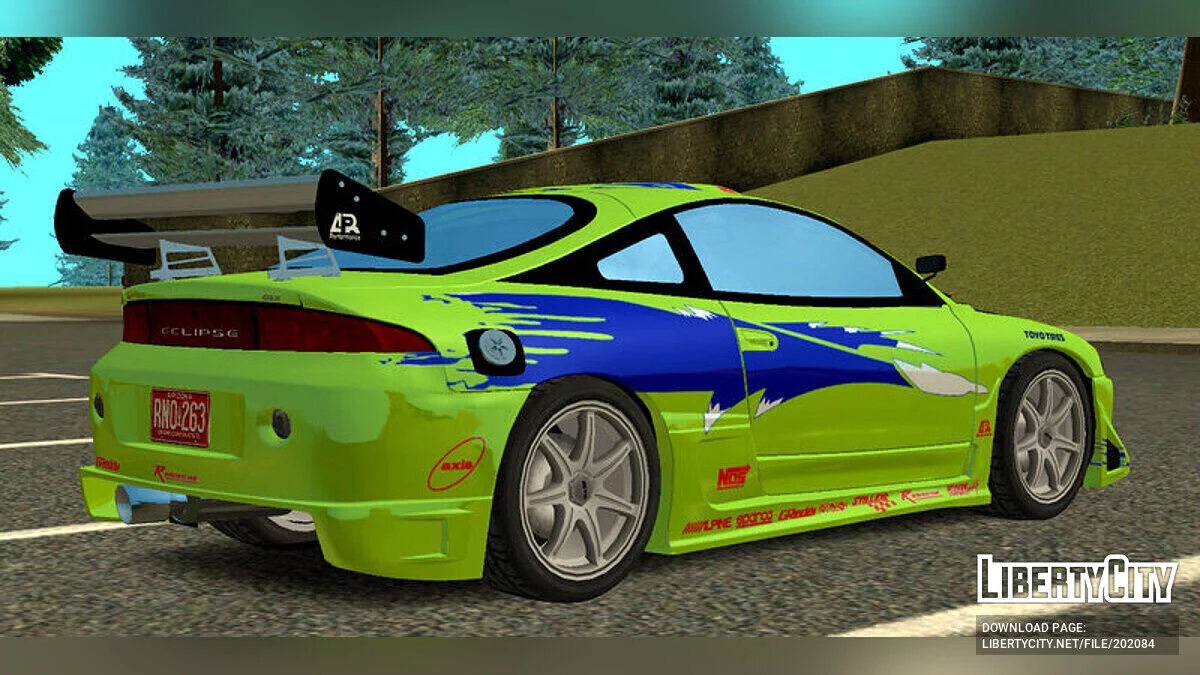 1995 Mitsubishi Eclipse (Brian O'Conner) / GTA San Andreas (iOS, Android)