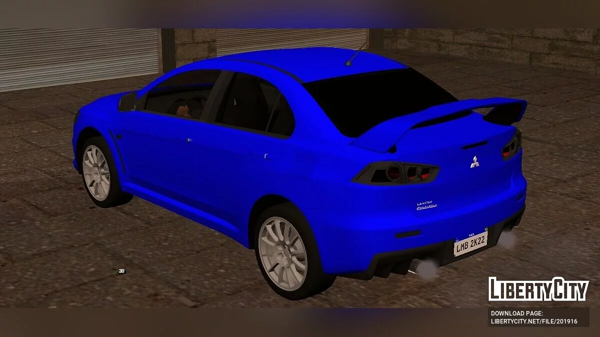Mitsubishi Lancer EVO X (только DFF) / GTA San Andreas (iOS, Android)