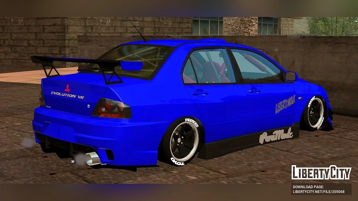 Mitsubishi Lancer Evolution VII (только DFF) / GTA San Andreas (iOS, Android)