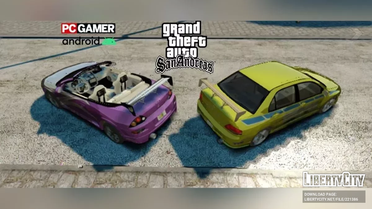 Mitsubishi Eclipse 2002 Spyder / GTA San Andreas (iOS, Android)