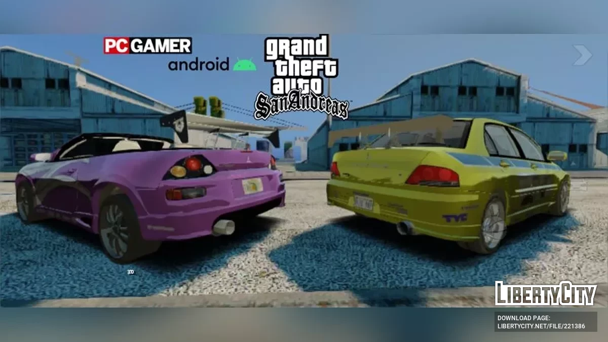 Mitsubishi Eclipse 2002 Spyder / GTA San Andreas (iOS, Android)