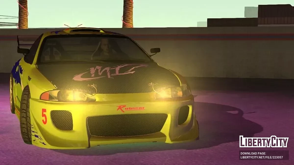 Mitsubishi Eclipse The Fast And The Furious + звуки / GTA San Andreas (iOS, Android)