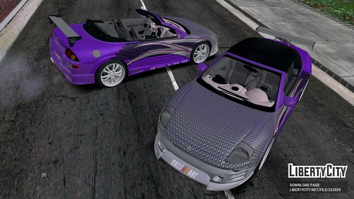 2003 Mitsubishi Eclipse Spyder GTS / GTA San Andreas (iOS, Android)