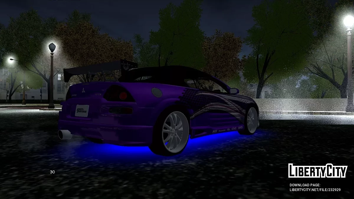 2003 Mitsubishi Eclipse Spyder GTS / GTA San Andreas (iOS, Android)