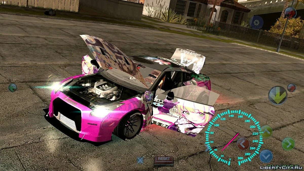 Nissan GT-R Need for Speed / GTA San Andreas (iOS, Android)