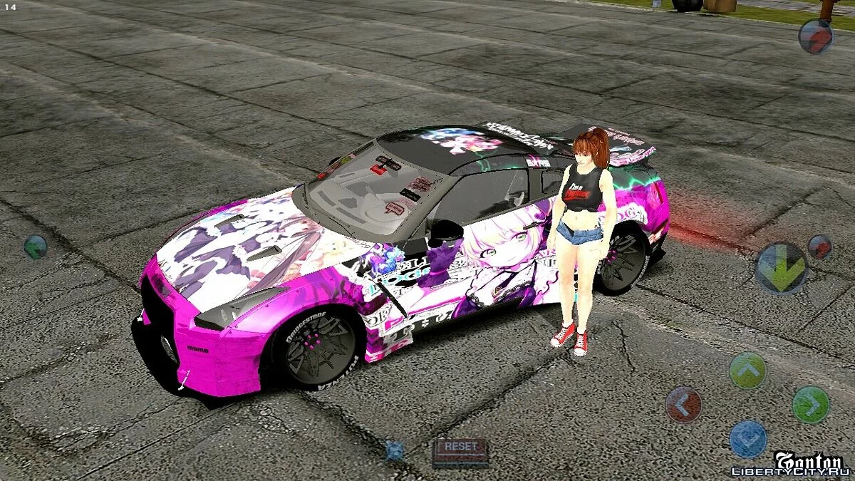 Nissan GT-R Need for Speed / GTA San Andreas (iOS, Android)