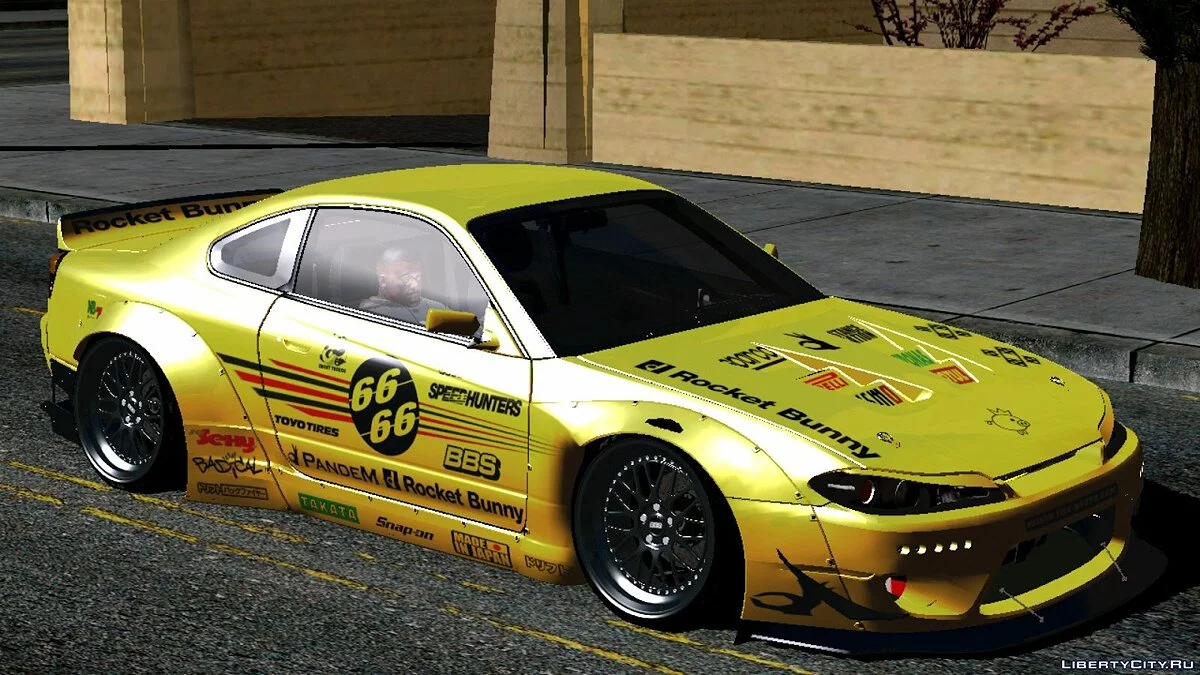 [REL ANDROID] Nissan Silvia S15 Spec-R Rocket Bunny 2002 / GTA San Andreas (iOS, Android)