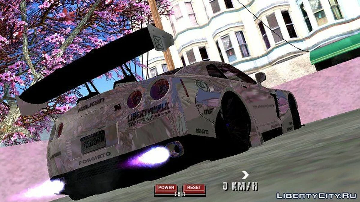 Nissan GTR R35 Liberty Walk / GTA San Andreas (iOS, Android)