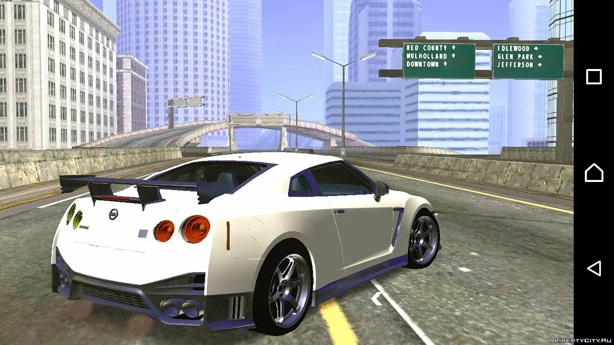 Nissan GT-R Nismo 2017 (только DFF) / GTA San Andreas (iOS, Android)