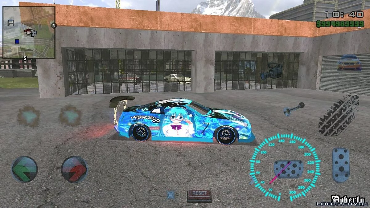 Nissan GTR R35 Need for Speed Hatsune Miku / GTA San Andreas (iOS, Android)