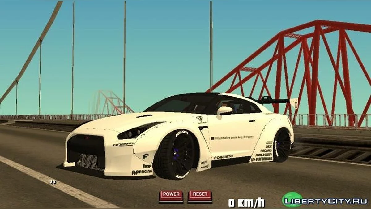 Nissan GTR R35 Premium 2015 Liberty Walk / GTA San Andreas (iOS, Android)