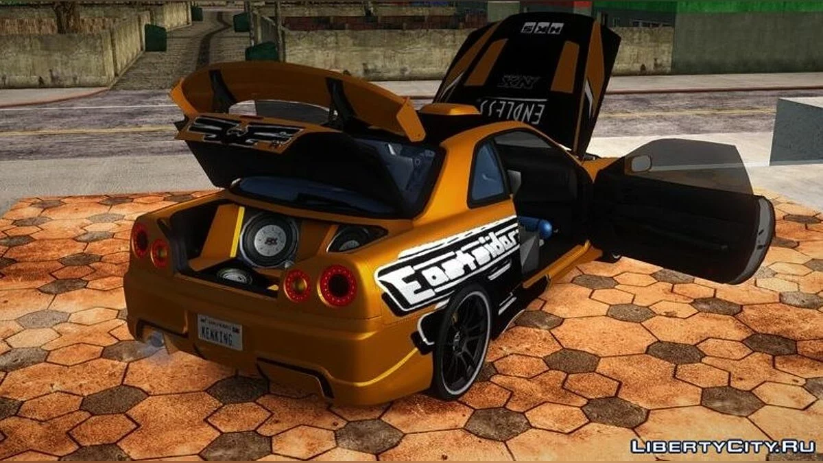 Nissan Skyline R34 / GTA San Andreas (iOS, Android)