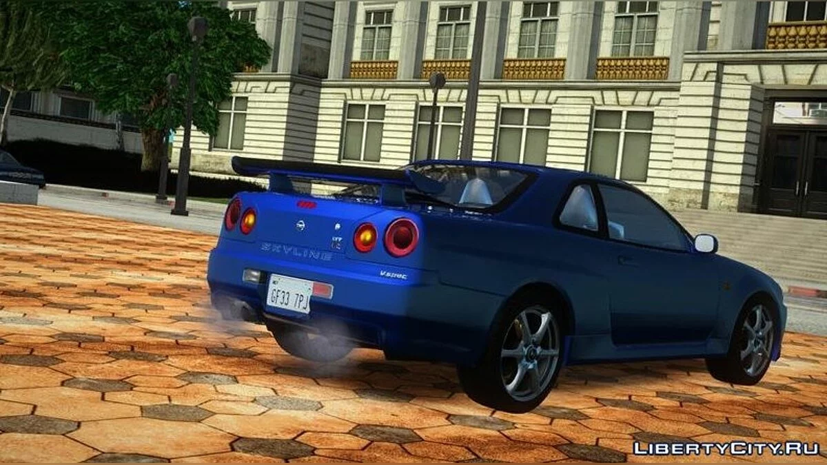 Nissan Skyline R34 / GTA San Andreas (iOS, Android)