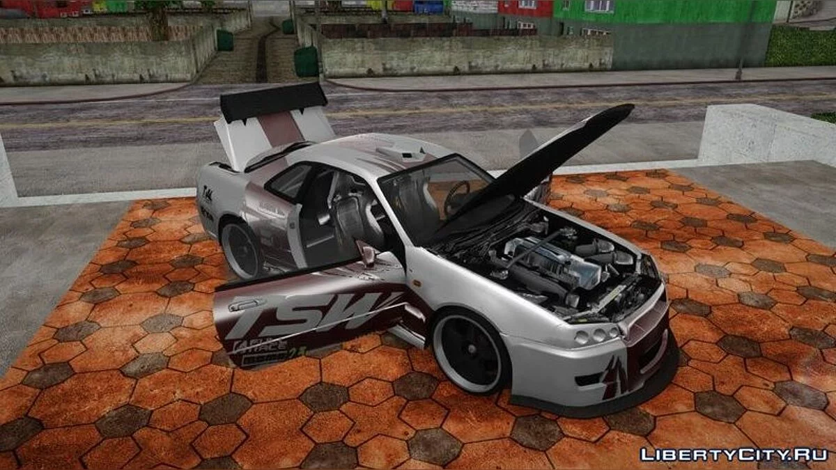 Nissan Skyline R34 / GTA San Andreas (iOS, Android)