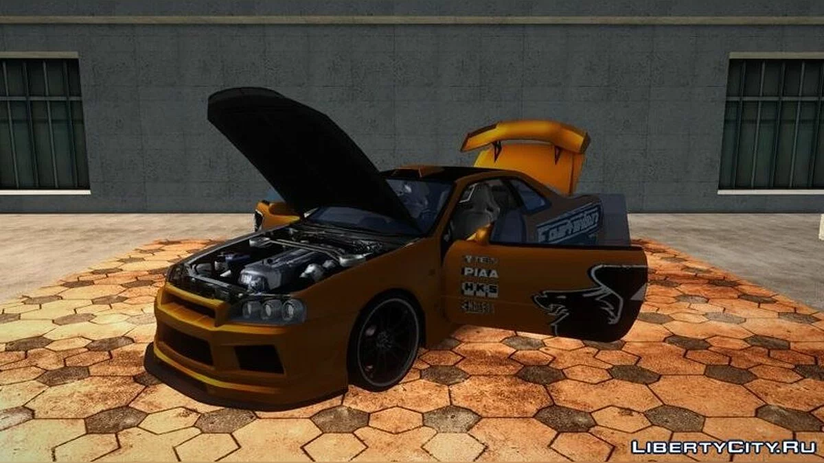 Nissan Skyline R34 / GTA San Andreas (iOS, Android)