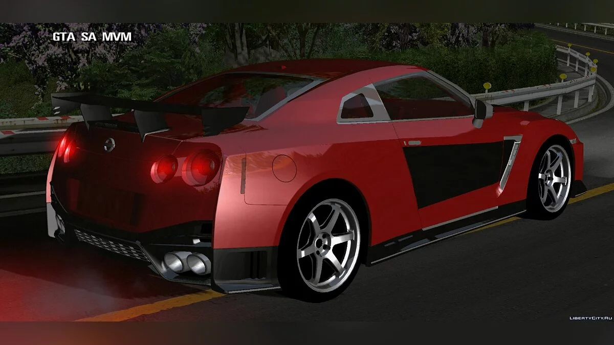 Nissan GT-R (R35) (только DFF) / GTA San Andreas (iOS, Android)