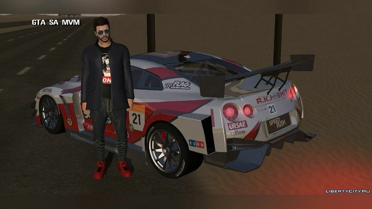 Nissan GT-R (R35) / GTA San Andreas (iOS, Android)