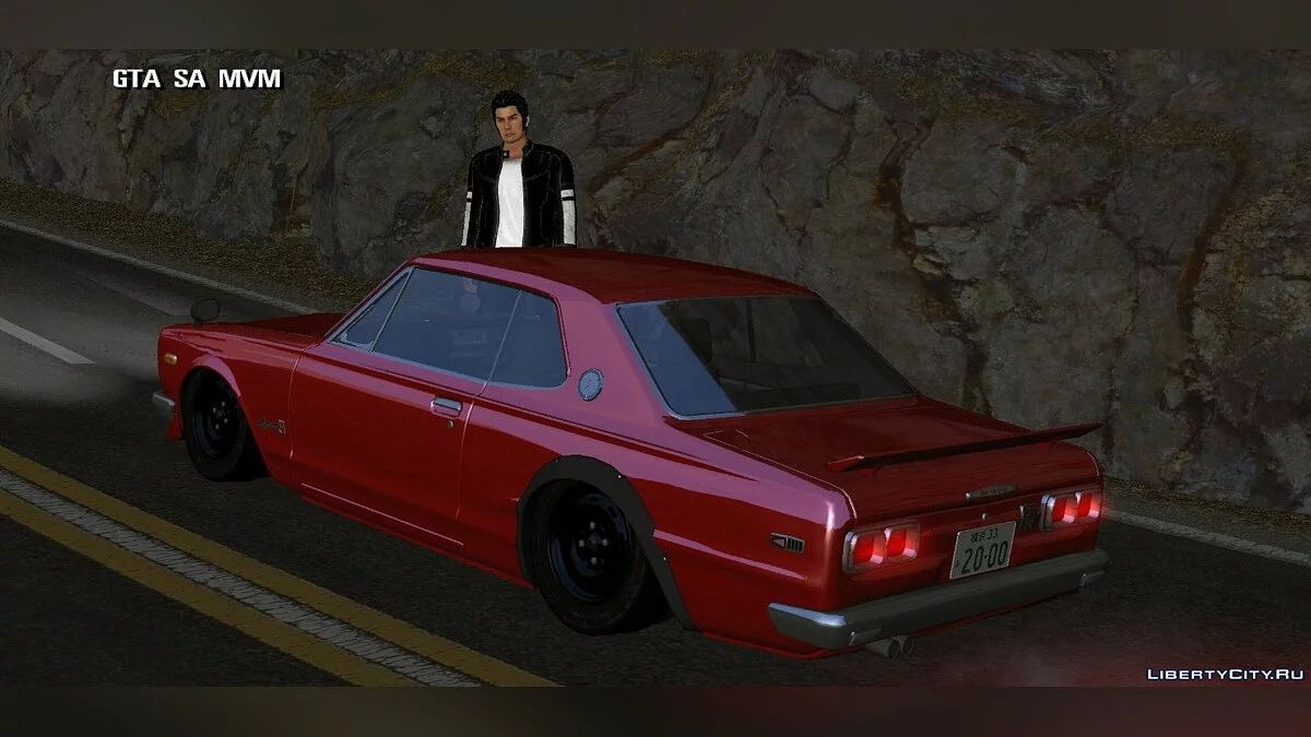 Nissan Skyline 2000GT-R KPGC10 + набор винилов / GTA San Andreas (iOS, Android)