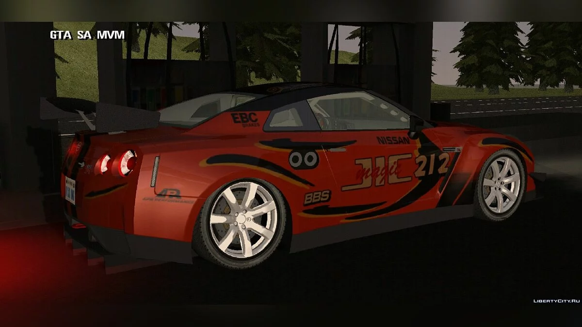 Nissan GT-R R35 + комплект винилов / GTA San Andreas (iOS, Android)