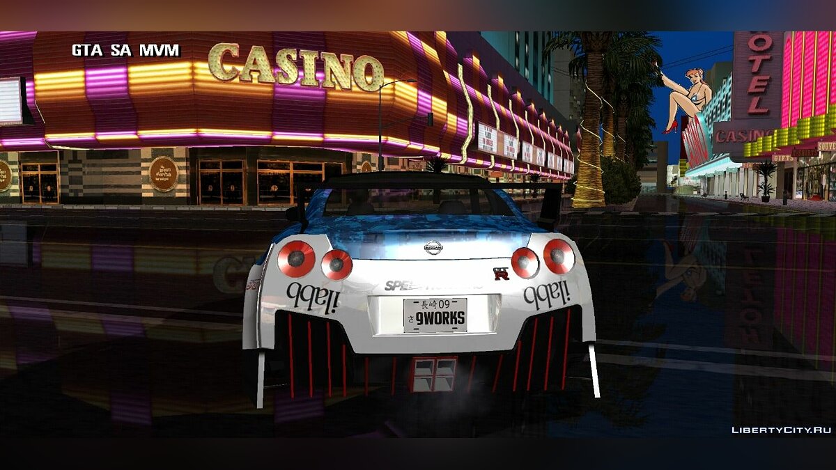 Nissan GT-R R35 для GTA San Andreas (iOS, Android) - Картинка #4