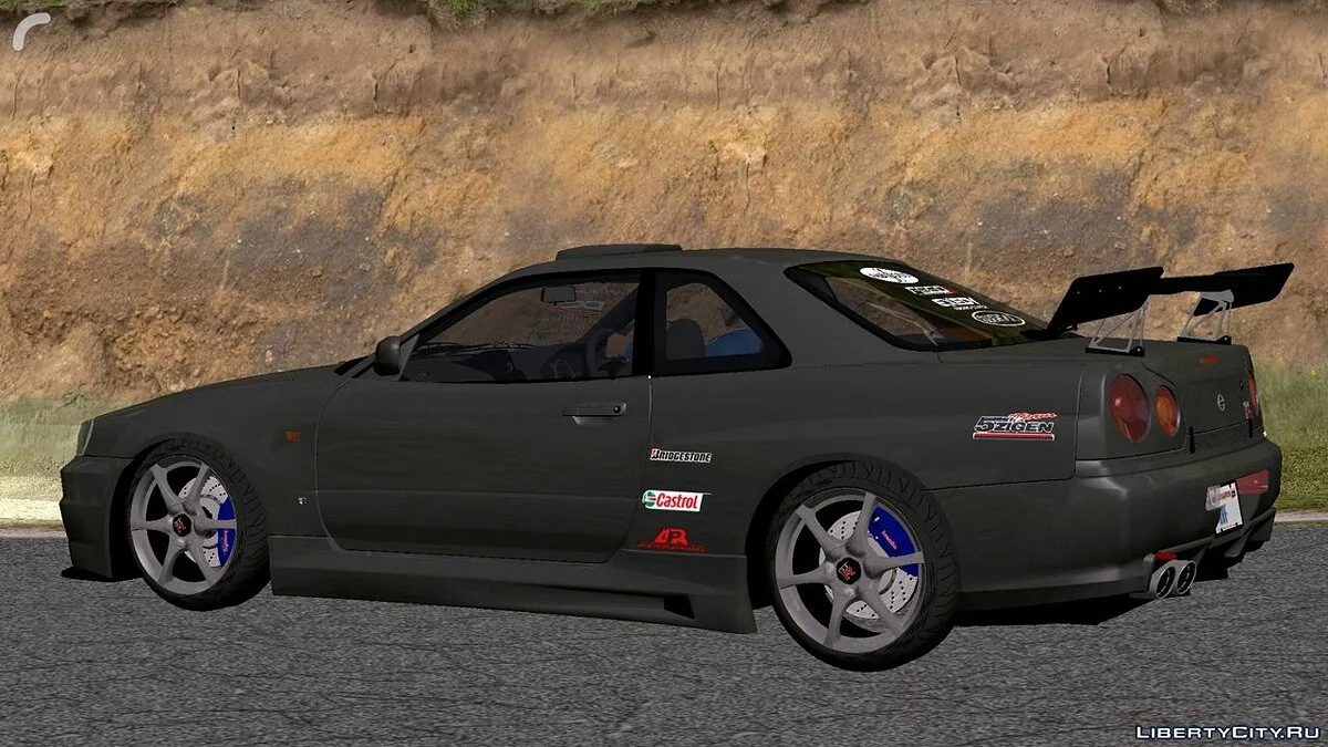 Nissan GTR R34 / GTA San Andreas (iOS, Android)