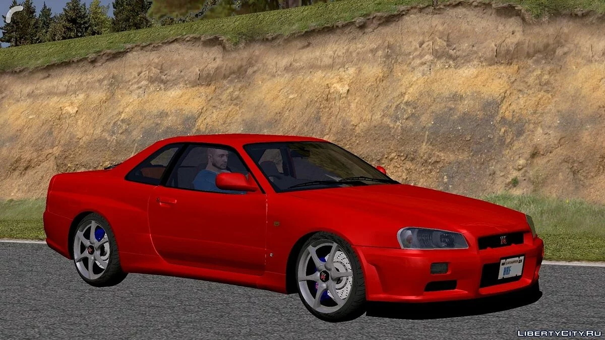 Nissan GTR R34 / GTA San Andreas (iOS, Android)