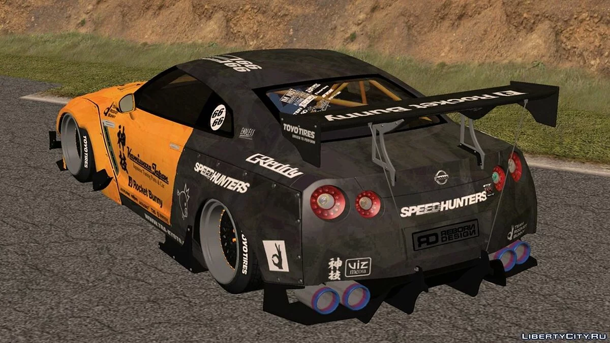 Nissan GTR R35 / GTA San Andreas (iOS, Android)