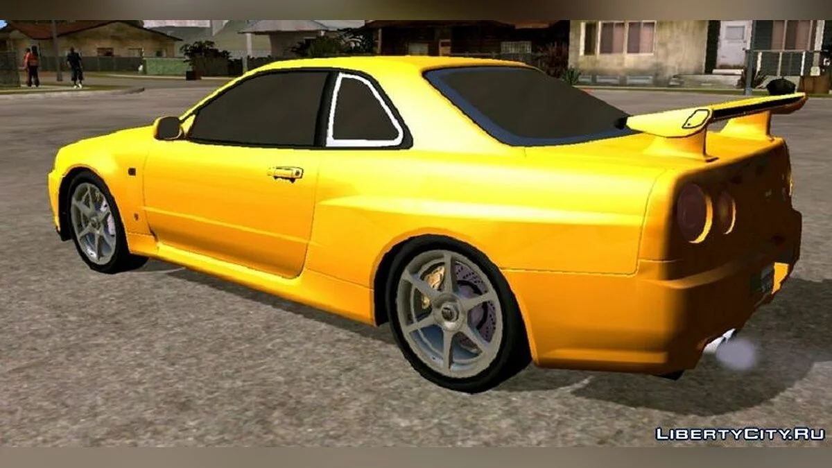 Nissan Skyline GT-R R34 V-Spec / GTA San Andreas (iOS, Android)