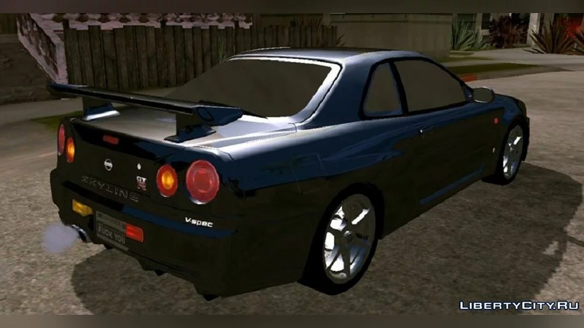Nissan Skyline GT-R R34 V-Spec / GTA San Andreas (iOS, Android)