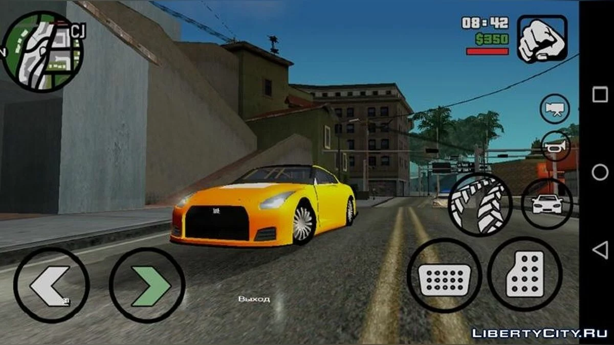 Nissan GTR R-35 Top Speed (только DFF) / GTA San Andreas (iOS, Android)